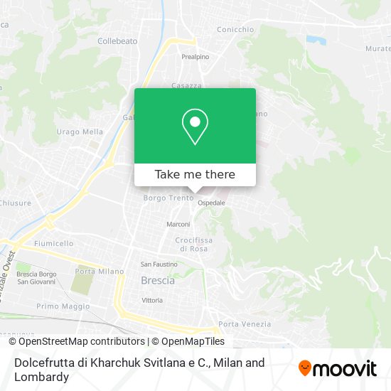 Dolcefrutta di Kharchuk Svitlana e C. map