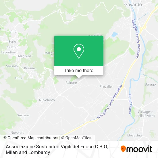 Associazione Sostenitori Vigili del Fuoco C.B.O map