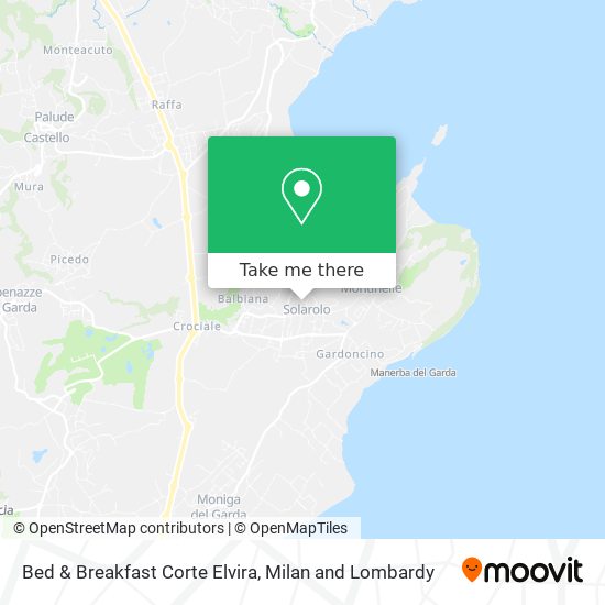 Bed & Breakfast Corte Elvira map