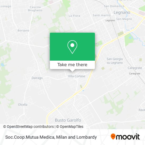 Soc.Coop.Mutua Medica map