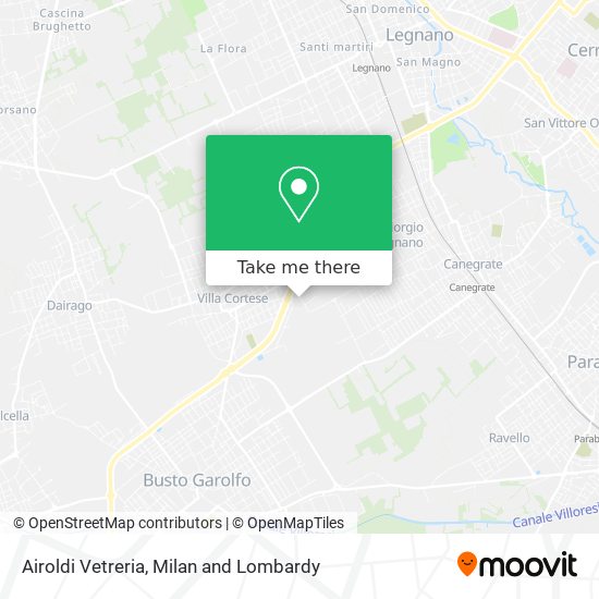 Airoldi Vetreria map