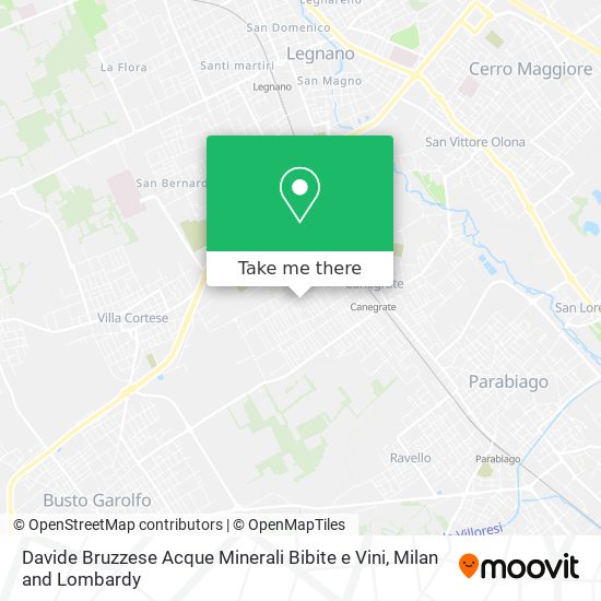 Davide Bruzzese Acque Minerali Bibite e Vini map