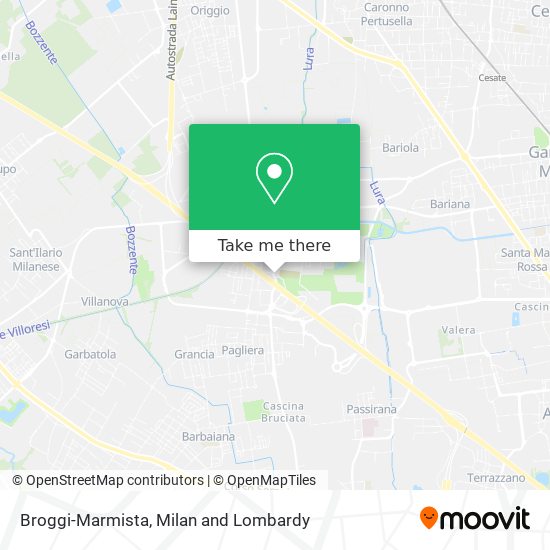 Broggi-Marmista map