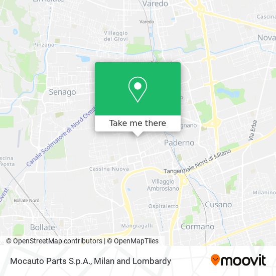 Mocauto Parts S.p.A. map