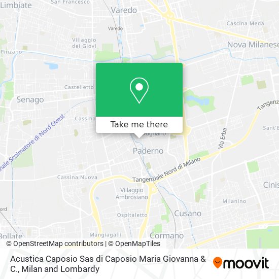 Acustica Caposio Sas di Caposio Maria Giovanna & C. map