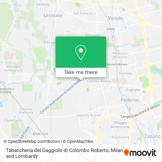 Tabaccheria del Gaggiolo di Colombo Roberto map
