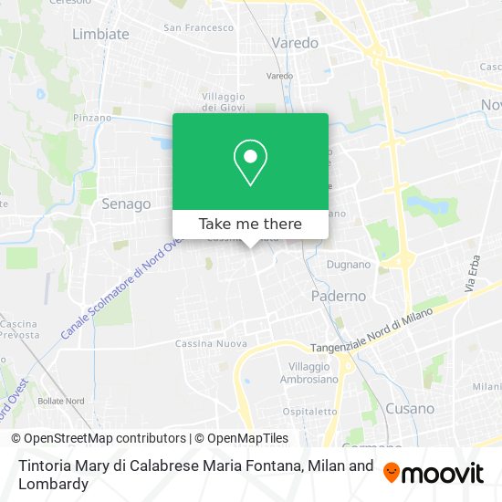 Tintoria Mary di Calabrese Maria Fontana map