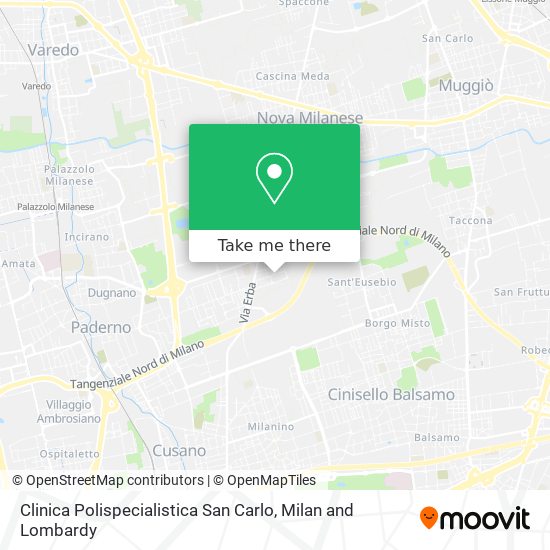 Clinica Polispecialistica San Carlo map