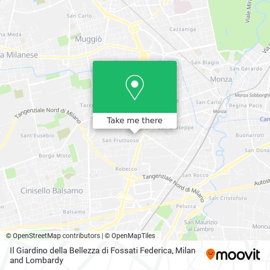 Il Giardino della Bellezza di Fossati Federica map