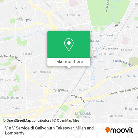 V e V Service di Callychurn Takeswar map