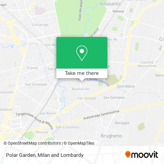 Polar Garden map