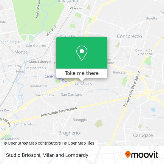 Studio Brioschi map