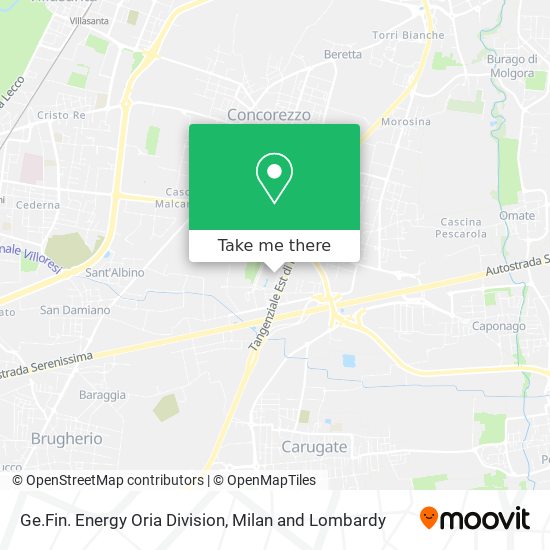 Ge.Fin. Energy Oria Division map