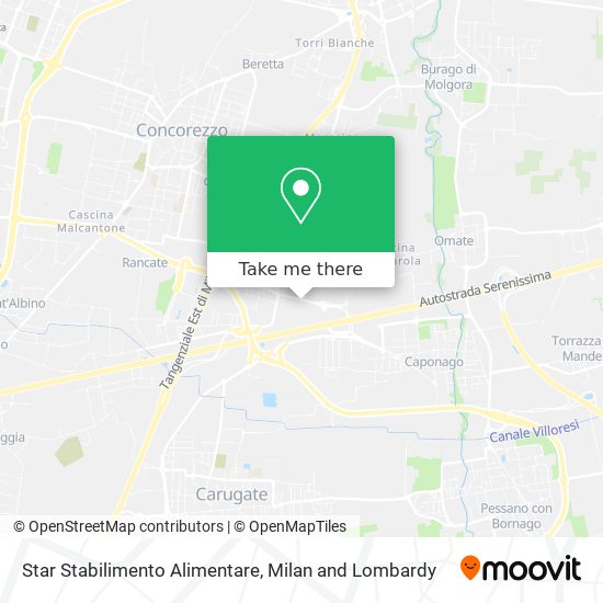 Star Stabilimento Alimentare map