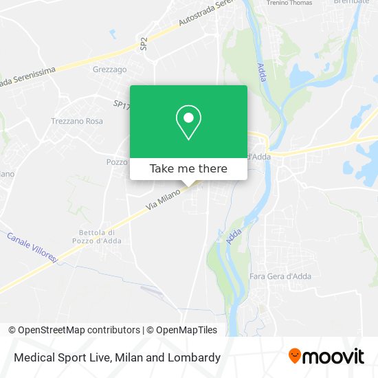 Medical Sport Live map