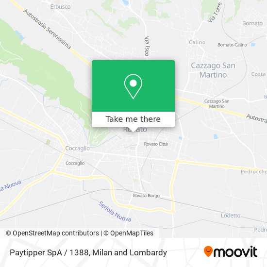 Paytipper SpA / 1388 map