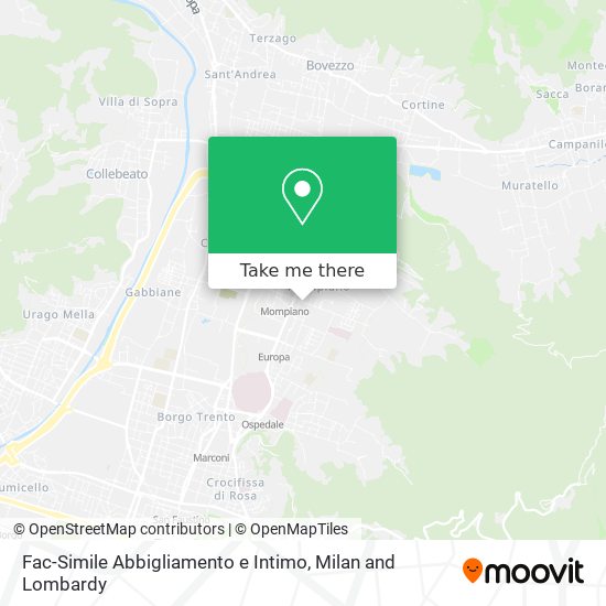 Fac-Simile Abbigliamento e Intimo map