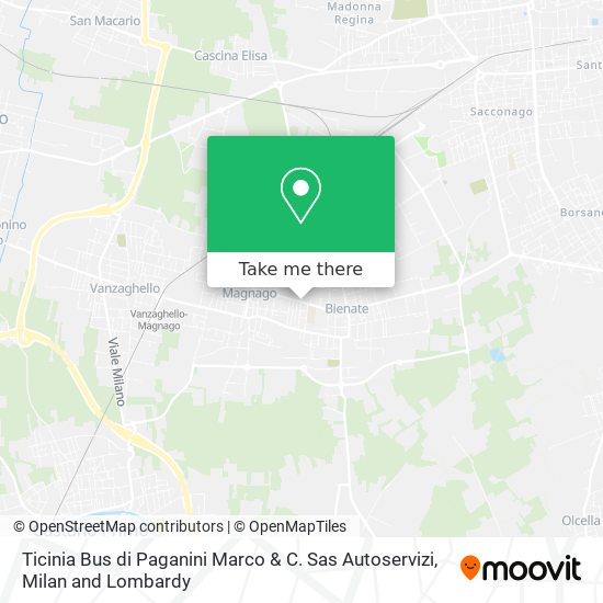 Ticinia Bus di Paganini Marco & C. Sas Autoservizi map