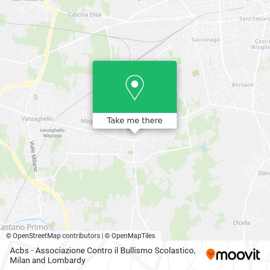 Acbs - Associazione Contro il Bullismo Scolastico map