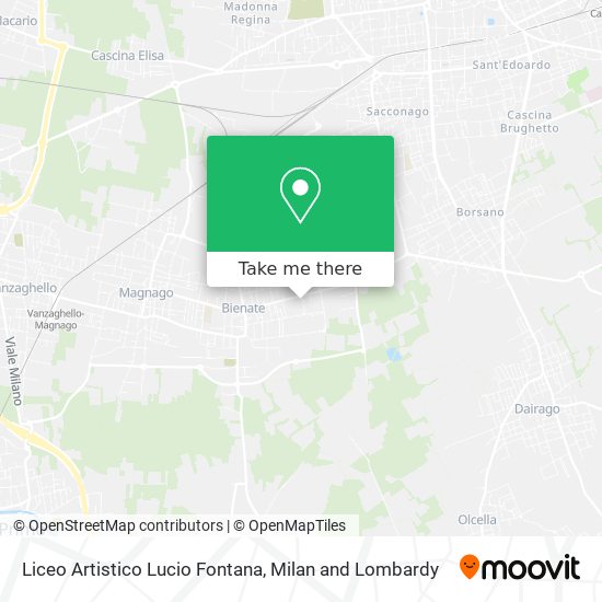 Liceo Artistico Lucio Fontana map