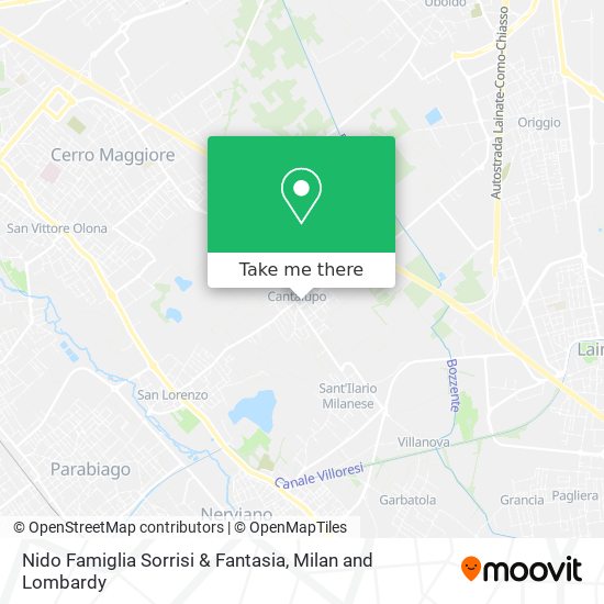 Nido Famiglia Sorrisi & Fantasia map