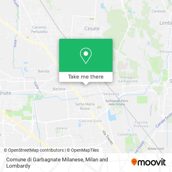 Comune di Garbagnate Milanese map