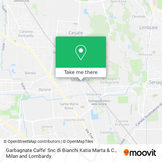 Garbagnate Caffe' Snc di Bianchi Katia Marta & C. map