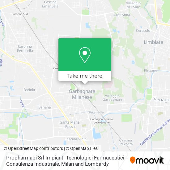 Propharmabi Srl Impianti Tecnologici Farmaceutici Consulenza Industriale map