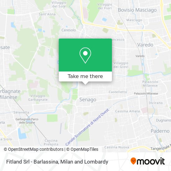 Fitland Srl - Barlassina map