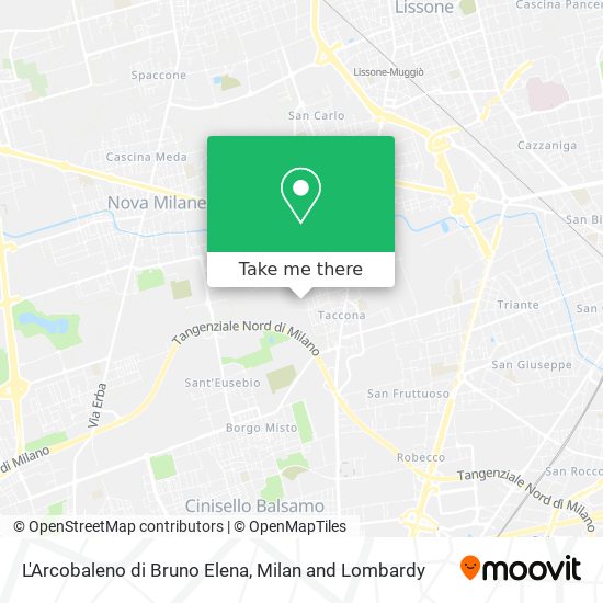 L'Arcobaleno di Bruno Elena map