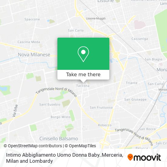 Intimo Abbigliamento Uomo Donna Baby..Merceria map