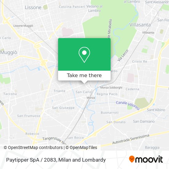 Paytipper SpA / 2083 map