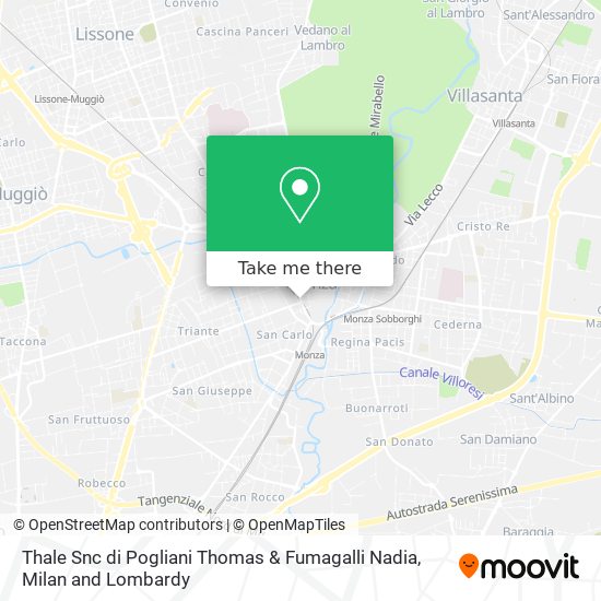 Thale Snc di Pogliani Thomas & Fumagalli Nadia map