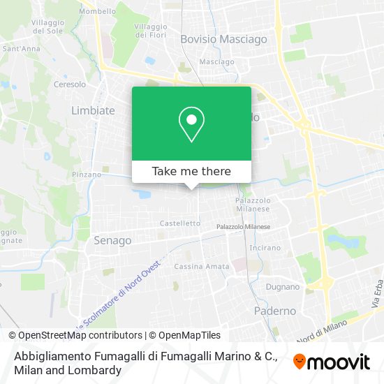 Abbigliamento Fumagalli di Fumagalli Marino & C. map