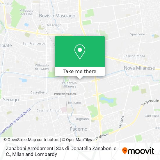 Zanaboni Arredamenti Sas di Donatella Zanaboni e C. map