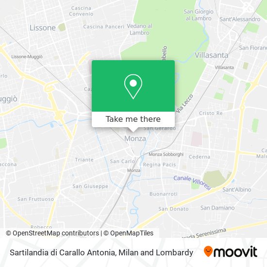 Sartilandia di Carallo Antonia map