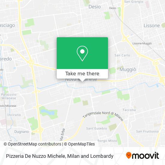 Pizzeria De Nuzzo Michele map