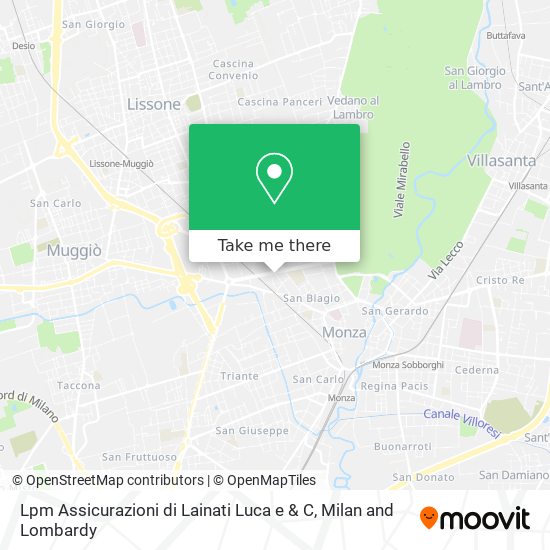 Lpm Assicurazioni di Lainati Luca e & C map
