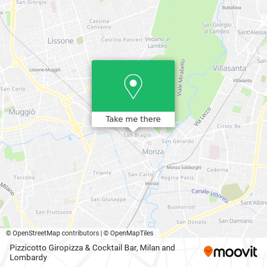 Pizzicotto Giropizza & Cocktail Bar map