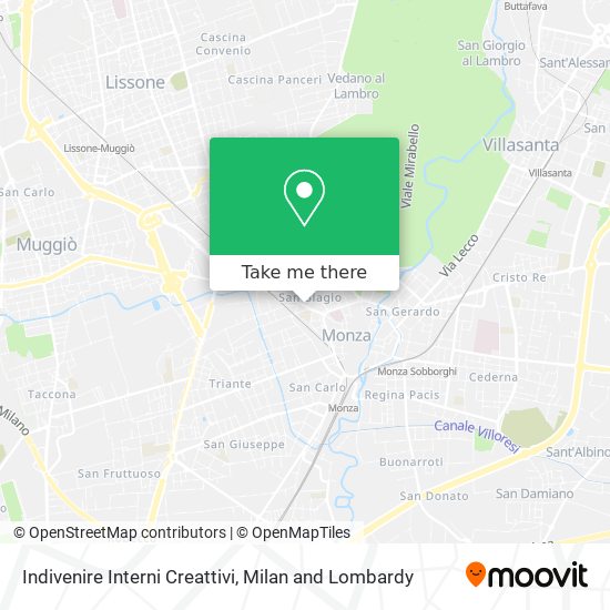 Indivenire Interni Creattivi map