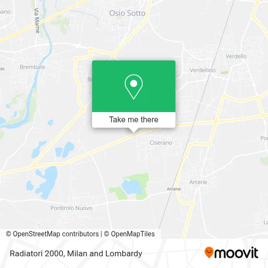 Radiatori 2000 map