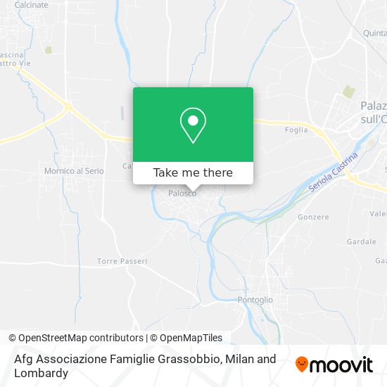 Afg Associazione Famiglie Grassobbio map