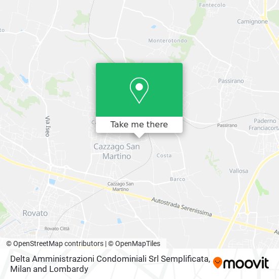 Delta Amministrazioni Condominiali Srl Semplificata map