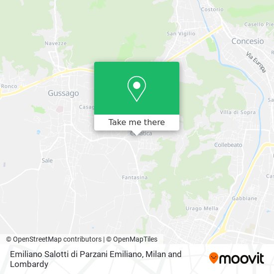 Emiliano Salotti di Parzani Emiliano map