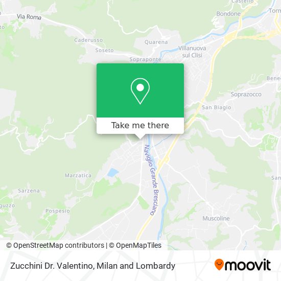 Zucchini Dr. Valentino map