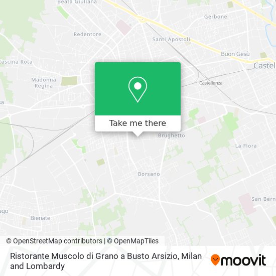 Ristorante Muscolo di Grano a Busto Arsizio map