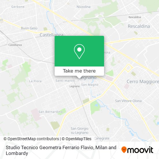 Studio Tecnico Geometra Ferrario Flavio map