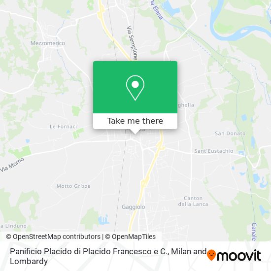 Panificio Placido di Placido Francesco e C. map