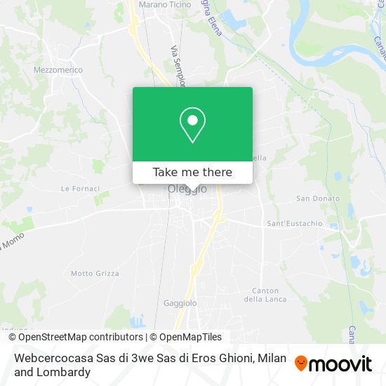 Webcercocasa Sas di 3we Sas di Eros Ghioni map