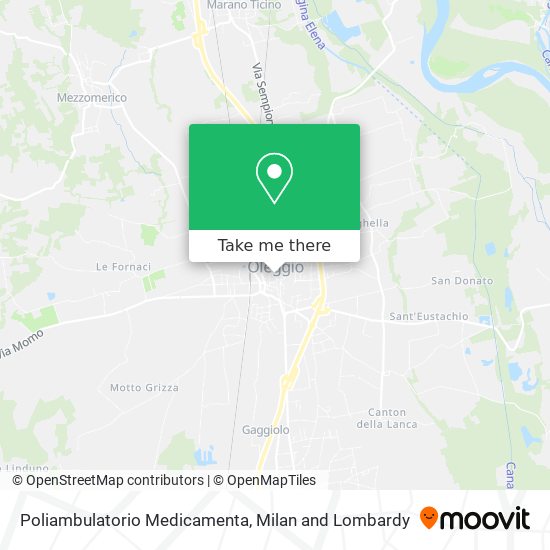 Poliambulatorio Medicamenta map